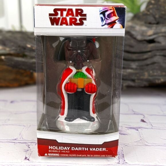 NIB Funko Bobble Head Star Wars Holiday Darth Vader - Picture 1 of 9